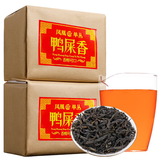 Shanlihuo Duck merde parfumée single conjonction thé chaozhou wulu montagne phoenix dantong chaozhou oolong thé fort parfum auto-raccroche cadeau cadeau anciens phoenix dantong sac en papier 500g