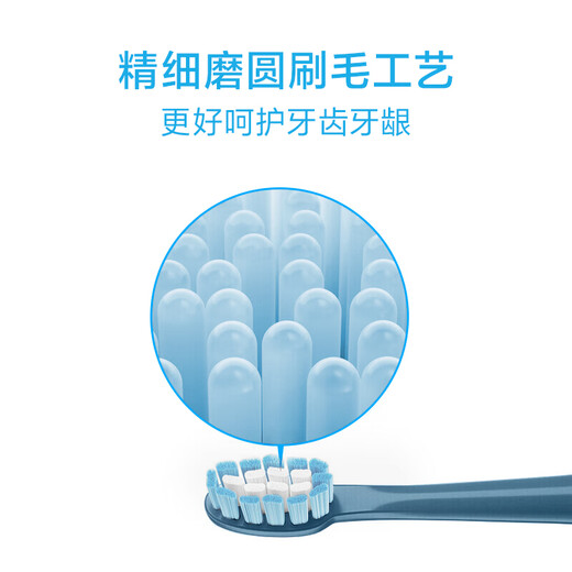 飞科电动牙刷成人软毛情侣款生日礼物送男女朋友520情人节母亲节礼物 FT7105深海蓝【520限定礼袋】