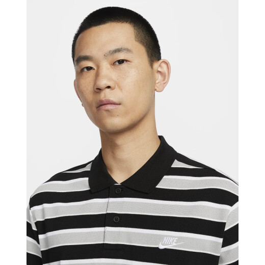 耐克（NIKE）【劲浪体育】男子时尚百搭复古条纹翻领T恤FN3897-010 FN3897-010 S