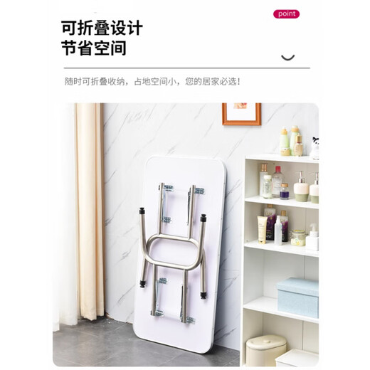 OIMG pet grooming table dog shearing fixed frame hair blowing household folding shelf trimming table bathing table grooming table portable blue SF-601 not included