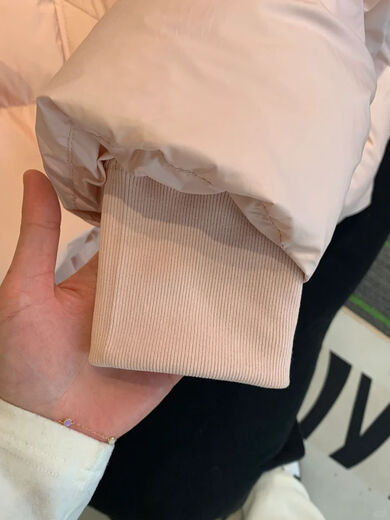 Semir Down Cotton Jacket Women's Short 2025 Winter New Hooded Thickened Bread Jacket Loose Winter Cotton Jacket Black S 80-105Jin Jin is equal to 0.5 kg