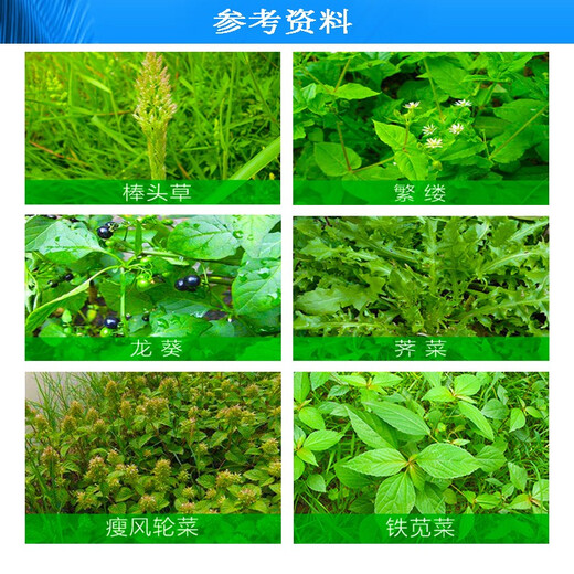 沪联植保 沪联万红 757草甘膦 68%草甘膦铵盐粉剂农药 非耕地除杂草行间杂草烂根农用草甘磷除草剂 50克/袋*10袋