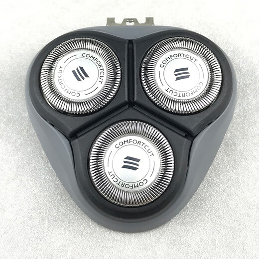 适用飞利浦剃须刀刀头PT722PT737PT786PT725 S3000三刀片刀网配件 整体机头黑色
