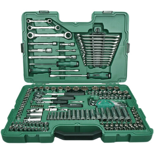 SATA auto repair tool set 150 pieces 09510 car repair special set 09013 09014124 metric and inch comprehensive set