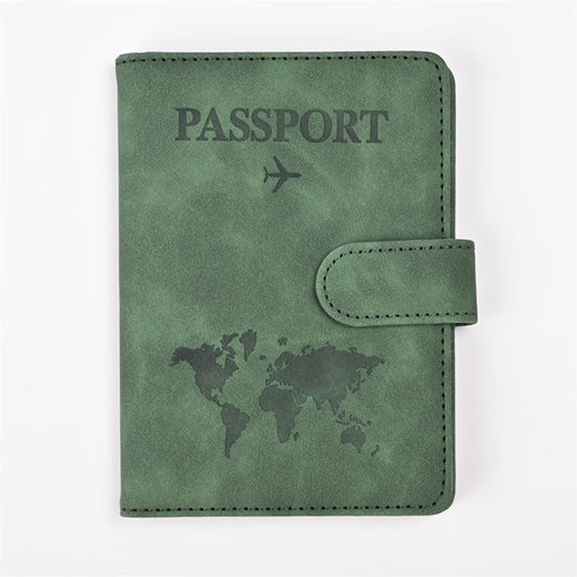 GPHF Deutsche Anti-Diebstahl-Pinsel-Magnetschnalle RFID Multifunktion Passportschutz Hülle Flugticket Clip Passport Reise Wallet ID-Kartenbeutel hellblau