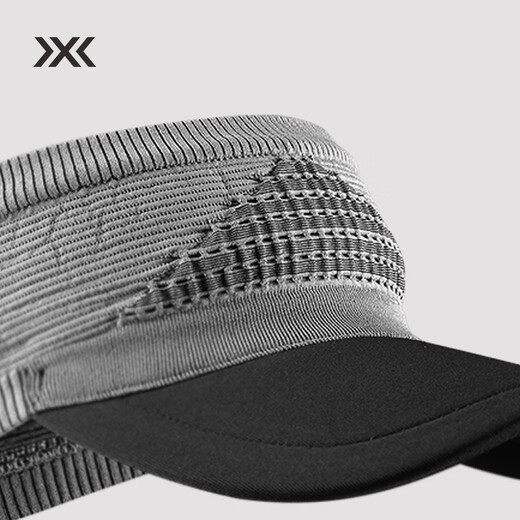 
XBIONIC Silver Fox 4.0 Sports Empty Top Hat Men and Women Outdoor Marathon Running Cross-country Sunshade Sweat Absorbing Anthracite/Silver L