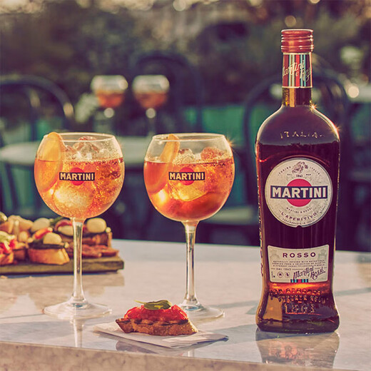 马天尼(Martini) 洋酒 意大利  红威末酒  甜型气泡果酒  1L 