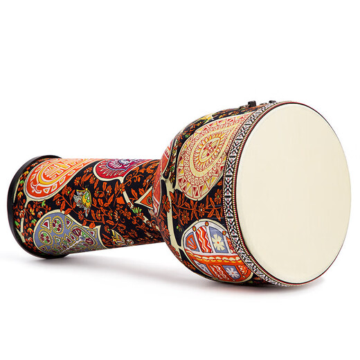 Acacia Vogel afrikanische Trommelbeschlusses Imitation Leder Handtank Licht 10-Zoll-Stoffhandtank
