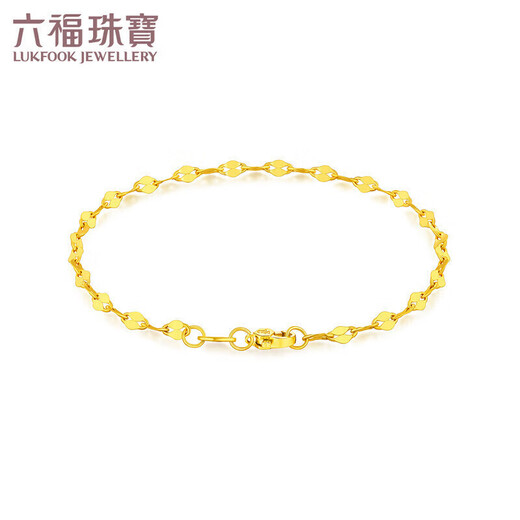 Liufu-Schmuck, goldenes zusammengeknüpftes Goldarmband für Frauen, Geschenke für Frauen, Preis B01TBGB0006, ca. 1,78 Gramm