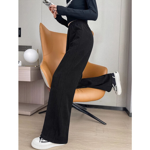 Red Dragonfly Versión estrecha Pantalones para mujeres 2025 Pantalones casuales de primavera y otoño Pantalones casuales para mujeres más Velvet Sports Sports Straight Pantal