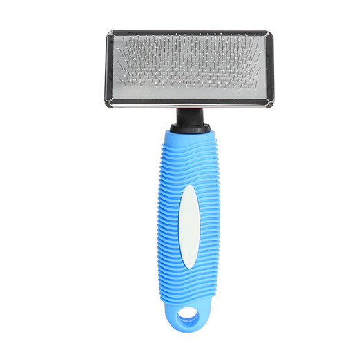 AFTER AUTUMN Dog Needle Comb Pet Comb Dog Hair Comb Dog Special Comb Dog Shedding Artifact Cat Comb Teddy Comb To Make Hair Fluffy 9502A Small Blue 16cm*8.8cm