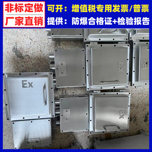 Customized applicable explosion-proof distribution box lighting inspection button instrument switch control cabinet anti-corrosion operating column stainless steel explosion-proof distribution box 11 circuit + main switch