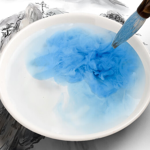 Surada Chinese Painting Pigments Chinese Painting Pigments Chinese Painting Pigment Set Beginner Students Children's Ink Painting Landscape Painting Set 18 Colors 6ML Toolbox Set SD159 Art Sketching