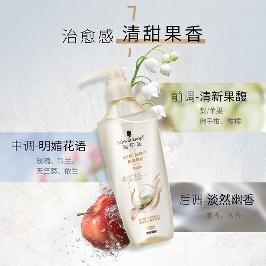 
Schwarzkopf Schwarzkopf Multi-effect repair, rich and tough health ginger cashmere fat nourishing gold pure essential oil moisturizing 400ml Multi-effect repair shampoo 400ml 1 bottle