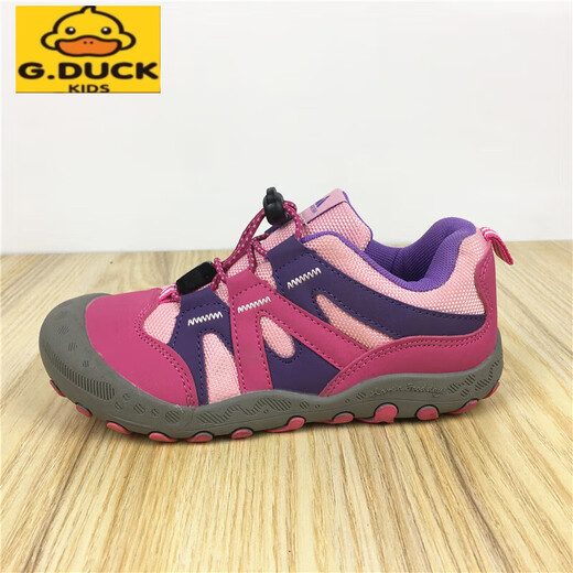 G.Duckkids zapatos de senderismo al aire libre para hombres y niñas en Europa String and Autumn Style y grandes zapatos deportivos antideslizantes para niños para zapatos de senderismo para niños B679 Modelo 8 Tamaño 34 21.5cm