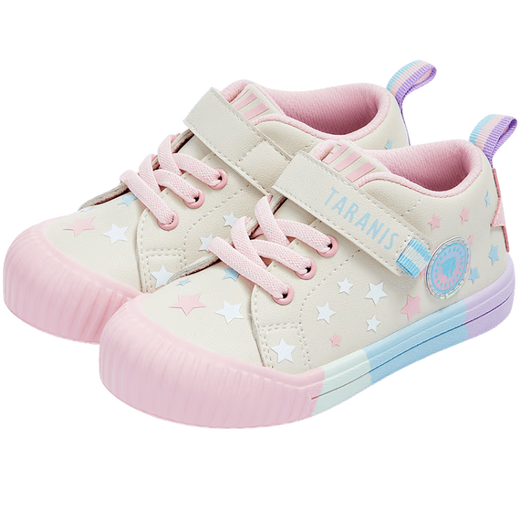 Tyrannis 311 autumn boys' shoes, wear-resistant kindergarten shoes, girls' indoor shoes, soft-soled casual shoes, white/pink/blue size 27