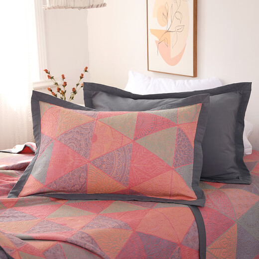 Ruiqin strap pure cotton pair for home use non-slip non-falling cover cotton pillow thickened pillow core liner cover adult flower awareness green pillowcase pair Ruiqin strap pure cotton pair for home use non-slip non-falling cover cotton pillow thickened pillow core liner cover adult flower awareness green pillowcase pair