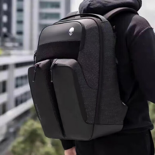 
Junhou 18-inch computer bag Alien 18-inch AW523P/AW723P/AW724P double-shoulder e-sports computer bag, AW724P backpack + aluminum surface pad 18-inch