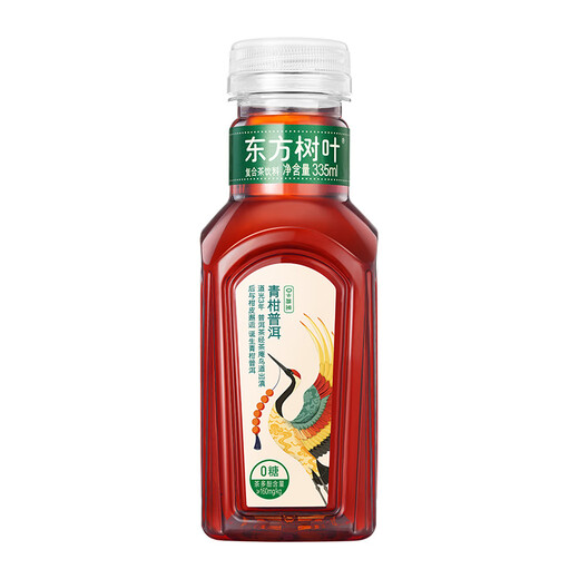 农夫山泉 东方树叶青柑普洱茶 335ml*24瓶无糖茶饮料整箱装