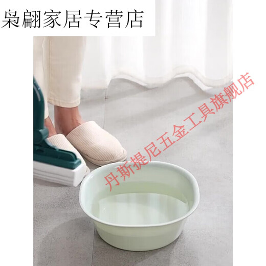 Renjuyi customized mop pool removable all-in-one outdoor wash mop pool floor basin plastic wash mop pool bucket household upgrade to enlarge double handles foldable green