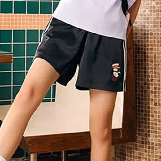 Shorts adidas pour femmes 2025 Été Nouveau sport coulant fitness mode décontracté respirant shorts de cinq points IP3889 Black XS