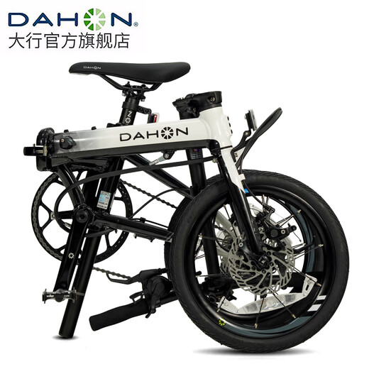Dahang (DAHON) K3plus folding bicycle ultra-light aluminum alloy 16-inch 9-speed adult city commuter driver KAA693 black and white [inner folding]