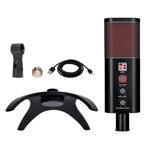 SE Neom USB condenser microphone microphone game karaoke live online class dubbing recording professional audiobook built-in sound card radio microphone sE Neom USB+ Audio-Technica M20X