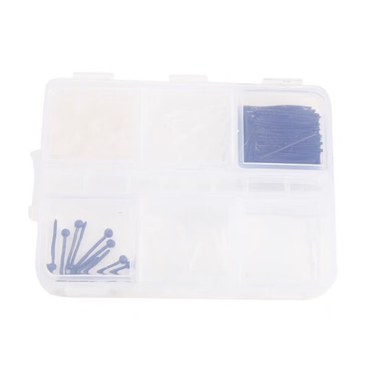 Jiuweiya plastic transparent earrings with ear plugs, suitable for ear piercing and ear sticks, invisible anti-blocking needles for female students, no need to remove them while sleeping, transparent earrings/stick set 1 box