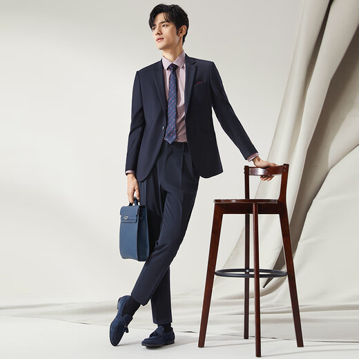 Sept marques [série haut de gamme] costumes masculins vêtements pour hommes en automne et veste de costume en laine pure d'hiver