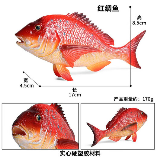 Spielzeugfisch erkennt die gefälschte Fischsimulation von Kindern Ozeanwasser Fischmodell Tierlachs Mann Thunfisch gesalzene Fischqualle M-1151 Krokodil El