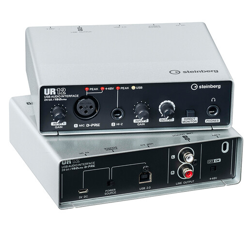 Yamaha UR12 computer recording sound card audiobook Himalaya computer live broadcast karaoke Douyin Kuaishou recording equipment suit dubbing guitar arrangement UR12 standard + customer service leader driver + debugging not included