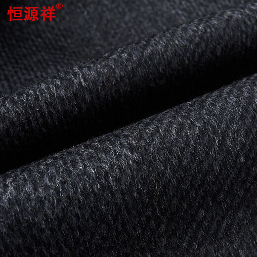 Hengyuanxiang double-sided woolen coat men's autumn and winter short woolen coat middle-aged and elderly men's clothing