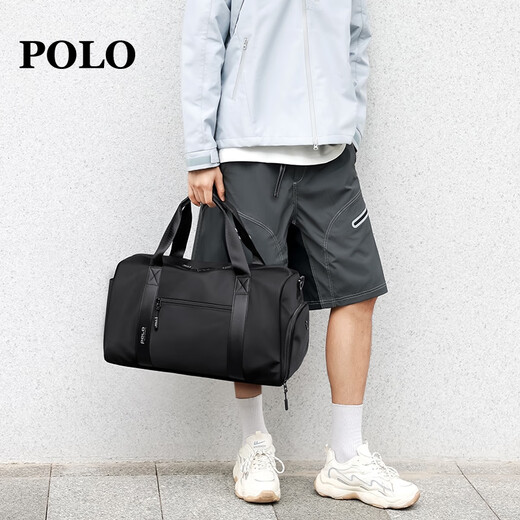 POLO旅行包男士手提包出差行李包袋运动健身包独立鞋仓单肩斜挎大容量