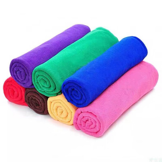 Jing'anmei microfiber towel nano car towel hotel bath towel thin hair towel kitchen rag super absorbent cleaning towel blue 35*75 cm