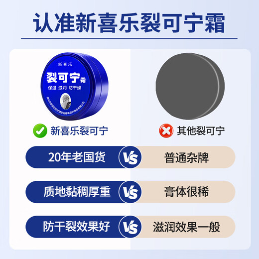 Xinxile cracking 85g Vaseline hand cream to prevent dry cracking of hands, feet and heels, non-medical genuine anti-cracking cream