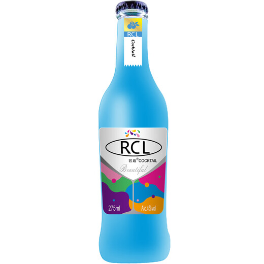 若趣鸡尾酒24瓶套装*275ml整箱预调酒洋酒水果味酒低度酒少女士微醺酒 鸡尾酒磨砂瓶4度 多口味混发*24瓶