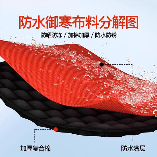 Outdoor fire hydrant insulation cover anti-freeze, thickened and cotton-proof fire hydrant water pump adapter protective cover 35kg trolley fire extinguisher 85*55cm fire hydrant insulation cover丨cotton