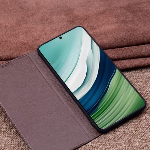 MRPYE适用华为mate70 pro+手机壳真皮商务钱包磁吸翻盖60RS非凡大师保护套支架50全包防摔高档 头层牛皮磁吸翻盖，黑色小鳄鱼纹 华为mate60pro/matepro+