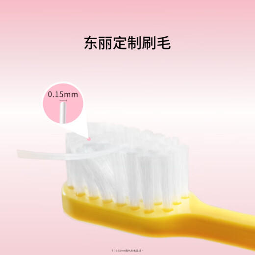 Huibaishi 0.5-3 years old soft-bristled toothbrush for children with customized rounded soft bristles for age-specific tooth protection and oral cleaning 1 piece