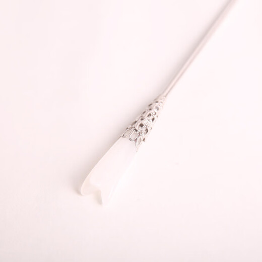 Bao Xiayue ancient Hanfu magnolia hairpin white jade hairpin ancient style headdress retro palace hair ornaments hair ornaments magnolia jade hairpin