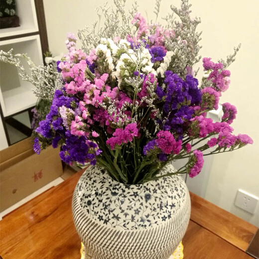 AIMAN Yunnan Forget-Me-Not Real Flowers Dried Flower Bouquet Home Furnishings Small Fresh Living Room Gypsophila Flower Arrangement Theory Jin Jin is equal to 0.5 kg. Sell a bouquet of red crystal flowers and dry branches.