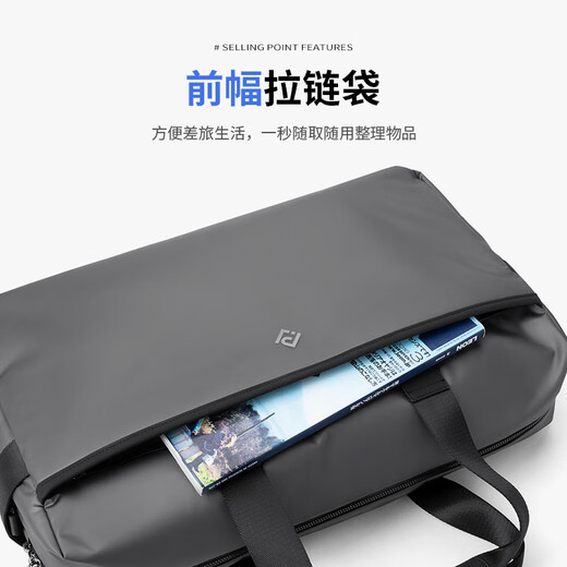 POLO travel bag men's travel bag luggage bag handbag large capacity commuter storage bag sports fitness bag business trip bag coconut gray