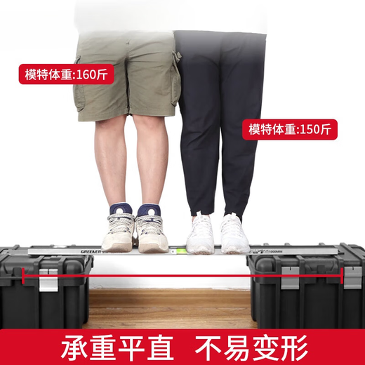 Green forest spirit level high precision with strong magnetic solid cast aluminum heavy-duty aluminum alloy small precision leveling ruler anti-fall high precision strong magnetic 300mm solid cast aluminum