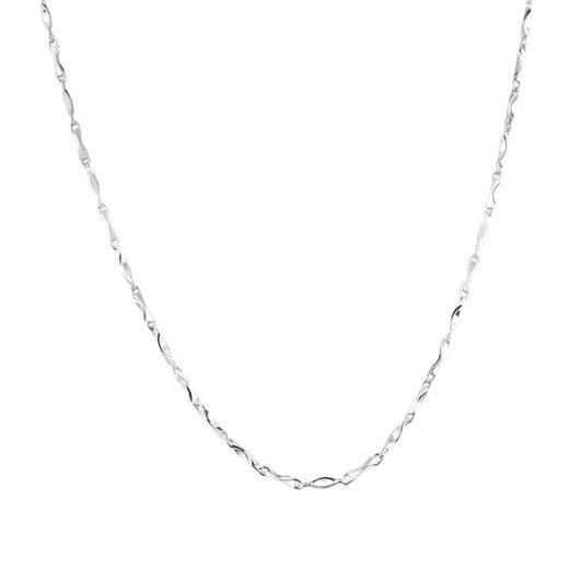 Caibai Jewelry Platinum Necklace Pt950 Yuanbao Fashion Necklace Price Approximately 3.1g Approximately 40cm