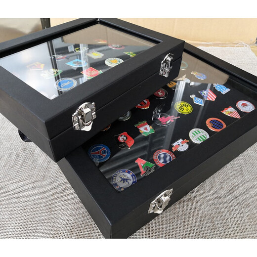 Fat Donglai's same NBA team badges, five major leagues, World Cup, Champions League and European Cup themed peripheral foot brooches NBA full set + gift box