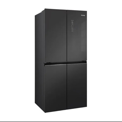 HOMA 430 Liter Cross-Double-Tür Viertürer Haushaltskühlschrank 99,99% Sterilisation und Geruch sauber erster Ebene intelligente Dual-Frequenz-Umwandlung BCD_430WDG/ B (x) Xingshuo Gray 795x692x1800