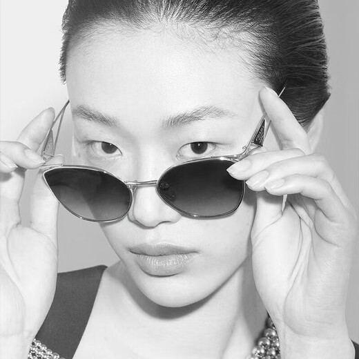 PRADA Prada sunglasses classic triangle logo street shooting women's sunglasses star same style sunglasses gift 1BC09S