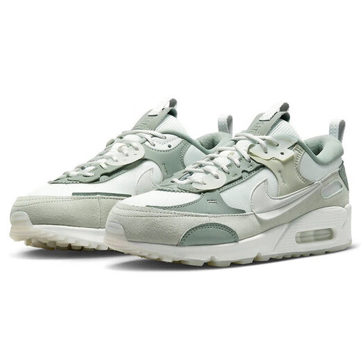耐克（NIKE）女鞋夏季新款运动Air Max气垫缓震运动休闲鞋网面透气跑步鞋 DM9922-105/灰色 36.5