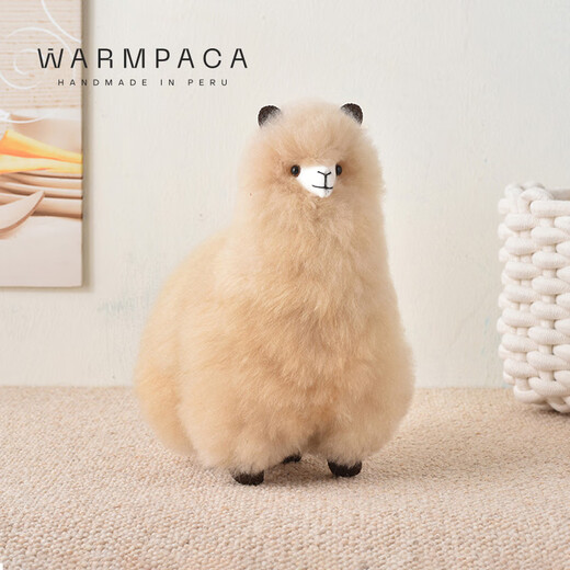 Warmpaca Alpaca Puppe Plüsch Spielzeugpuppe Geben Sie Geburtstagsgeschenk für Frau und Freundin Freundin kleiner Alpaka Pub