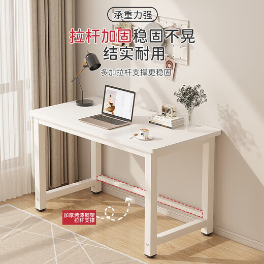 Small craftsman computer desk desktop steel and wood home desk study office study desk office writing desk log 120*60